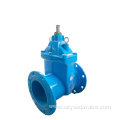 DIN3354 Pn16 Double Flange Gate Valve Ductile Iron